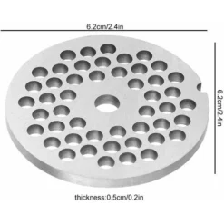 Meat Grinder Knife Stainless Steel Mincer Plate Disc Knife With Holes Professional Replacement Accessories For Grinders Mincers(5mm) -Kitchen Appliances Store 95534330 4