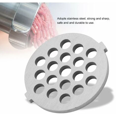 Meat Grinder Stainless Steel Disc Meat Mincer Plate With 5/7mm Holes Professional Replacement Part For Grinders Mincers(7mm) 4 Meat Grinder Stainless Steel Disc Meat Mincer Plate With 5/7mm Holes Professional Replacement Part For Grinders Mincers(7mm) - Image 4