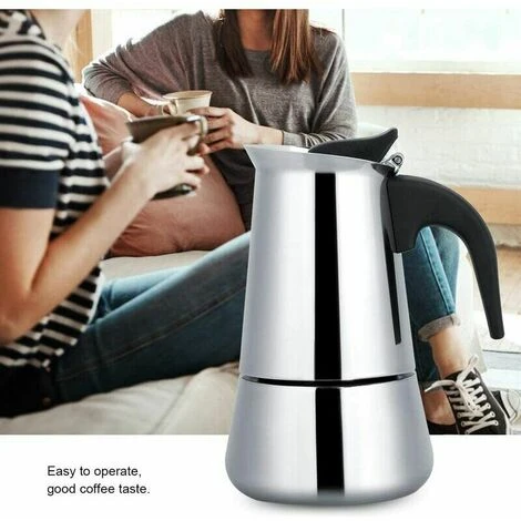 Moka Espresso Pouring Machine Home Office (100ml) - Portable Moka Pot Coffee Maker 3 Moka Espresso Pouring Machine Home Office (100ml) - Portable Moka Pot Coffee Maker - Image 3