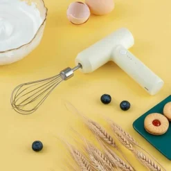 3 Speed Whisk Cordless Vertical Hand Beater With Egg Separator For Cooking Cake Egg CustardElectric Egg Beater With Two Wire Beaters Food Beater2 -Kitchen Appliances Store 95648328 4