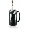 3 Cups 0.35L Black Borosilicate Glass Coffee Maker