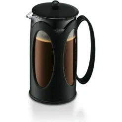 3 Cups 0.35L Black Borosilicate Glass Coffee Maker -Kitchen Appliances Store 95649602 3