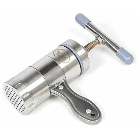 1 Piece Stainless Steel Noodle Machine 5 Molds Noodle Pressing Machine Creative Manual Kitchen Household Noodle Machine- 3 1 Piece Stainless Steel Noodle Machine 5 Molds Noodle Pressing Machine Creative Manual Kitchen Household Noodle Machine- - Image 3