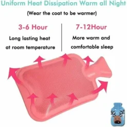 Made Of High Quality Opaque Rubber Ideal For Carrying Use To Withstand The Cold Good For Going Out - Thermos Bottle -Kitchen Appliances Store 95652865 3