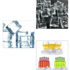 50pcs Clear Fake Shaved Ice Rocks Ice Cubes Slime Fillers Square Ice Cube, 25mm X 50PCS, 11 7 50pcs Clear Fake Shaved Ice Rocks Ice Cubes Slime Fillers Square Ice Cube, 25mm X 50PCS, 11 -Kitchen Appliances Store 95709287 3