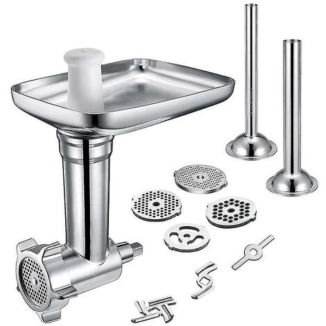 Meat Grinder Compatible For Kitchenaid Accessories Sausage Stuffer Pipes With 4 Discs - Extension Accessories For Craftsman 2 Meat Grinder Compatible For Kitchenaid Accessories Sausage Stuffer Pipes With 4 Discs - Extension Accessories For Craftsman - Image 2