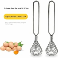 GTA Mixer Variety Stainless Steel Spring Coil Whisk Wire Whisk Cream Egg Beater Sauce Cream Hand Mixer Kitchen Tool Accessories