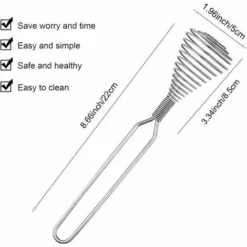 GTA Mixer Variety Stainless Steel Spring Coil Whisk Wire Whisk Cream Egg Beater Sauce Cream Hand Mixer Kitchen Tool Accessories -Kitchen Appliances Store 95711989 3