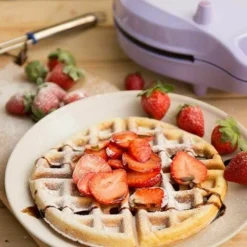 GTA Waffle Maker, Mini Electric Stainless Steel Waffle Maker, Non-Stick Coating, Non-Slip Feet For Home, Breakfast, Lunch Or Personal Snacks 8 GTA Waffle Maker, Mini Electric Stainless Steel Waffle Maker, Non-Stick Coating, Non-Slip Feet For Home, Breakfast, Lunch Or Personal Snacks -Kitchen Appliances Store 95725082 4