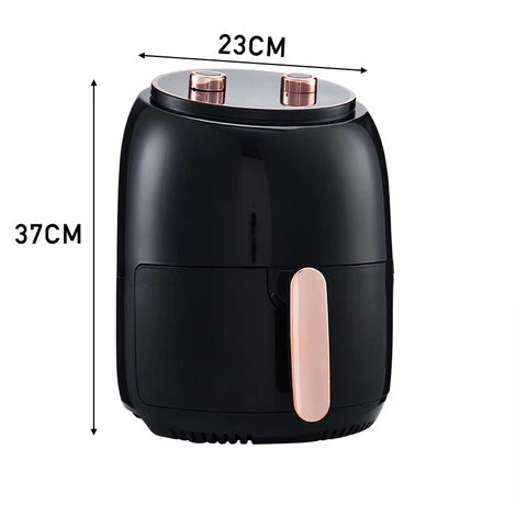 Livingandhome Black 8L Electric Air Fryer 5 Livingandhome Black 8L Electric Air Fryer - Image 5