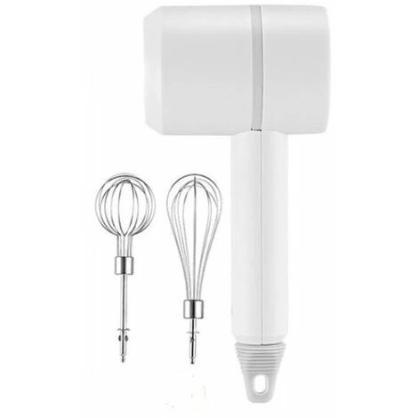 Blender Wireless Charging Electric Egg Beater Home Baking Tool Cream Whisker Handheld Egg Beater 2 Egg Sticks-White 1 Blender Wireless Charging Electric Egg Beater Home Baking Tool Cream Whisker Handheld Egg Beater 2 Egg Sticks-White