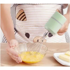 Blender Wireless Charging Electric Egg Beater Home Baking Tool Cream Whisker Handheld Egg Beater 2 Egg Sticks-White 8 Blender Wireless Charging Electric Egg Beater Home Baking Tool Cream Whisker Handheld Egg Beater 2 Egg Sticks-White -Kitchen Appliances Store 95852756 4