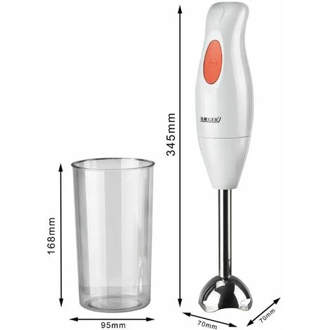 Hand Blender Electric Stirrer Multifunctional Food Maker White 4 Hand Blender Electric Stirrer Multifunctional Food Maker White - Image 4