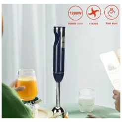 Multifunctional Electric Blender Juicer Food Processor Kitchen Blue -Kitchen Appliances Store 95853346 5