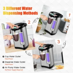 5L Adjustable Instant Hot Water Dispenser Electric Hot Pot Kettle W/Auto-Cut Off 7 5L Adjustable Instant Hot Water Dispenser Electric Hot Pot Kettle W/Auto-Cut Off -Kitchen Appliances Store 95923951 3