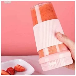Multifunctional Portable Electric Juicer USB Smoothie Blender Blender Food Processor Electric Juicer Pink 6 Multifunctional Portable Electric Juicer USB Smoothie Blender Blender Food Processor Electric Juicer Pink -Kitchen Appliances Store 95949820 3