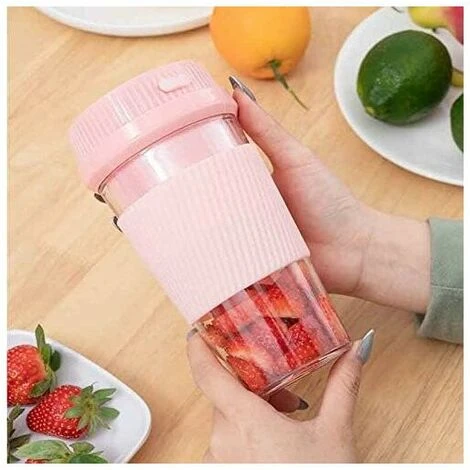 Multifunctional Portable Electric Juicer USB Smoothie Blender Blender Food Processor Electric Juicer Pink 4 Multifunctional Portable Electric Juicer USB Smoothie Blender Blender Food Processor Electric Juicer Pink - Image 4