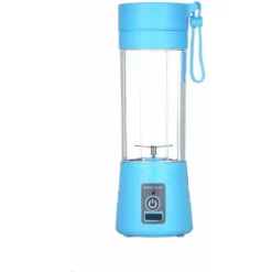Electric Juice Blender Multifunctional Household And Portable Juicer Cup (Blue)