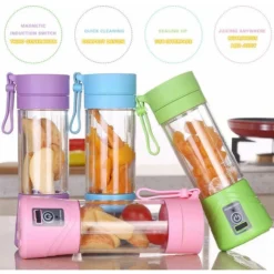 Electric Juice Blender Multifunctional Household And Portable Juicer Cup (Blue) -Kitchen Appliances Store 95999136 3