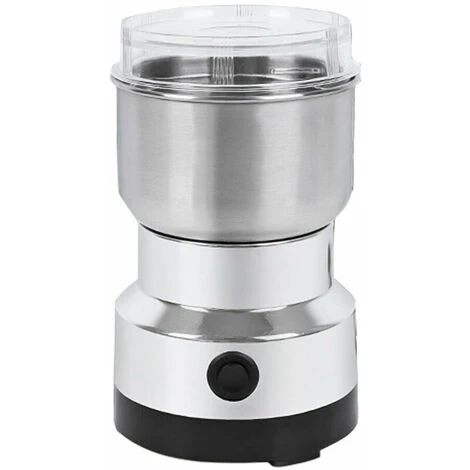 Household Grinder Mini Electric Herb Pulverizer Stainless Steel Four-edged Blade 150W High Power Ultrafine Coffee Grinder 1 Household Grinder Mini Electric Herb Pulverizer Stainless Steel Four-edged Blade 150W High Power Ultrafine Coffee Grinder