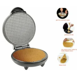 Multifunctional 8.3in Double Side Pancake Maker Crispy Omelet Pan Non-stick Ice Cream Cone Machine Easy To Clean 220V -Kitchen Appliances Store 96004099 4