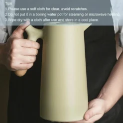 Large Thermal Coffee Carafe Double Wall Household Thermos Glass Liner Coffee Maker Insulation Household Pot Vacuum Carafes With Removable Tea Infuser And Strainer -Kitchen Appliances Store 96004472 5