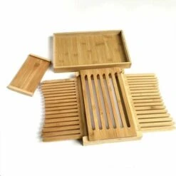 Bamboo Bread Slicer Machine For Home Baked Bread, Loaf, Loaf, Cake, Bagel, Toast -Kitchen Appliances Store 96183890 5