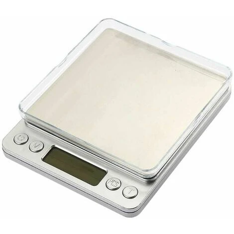 I2000 3kg 0.1g Mini Digital Scale Stainless Steel Platform Weighing 3 I2000 3kg 0.1g Mini Digital Scale Stainless Steel Platform Weighing - Image 3