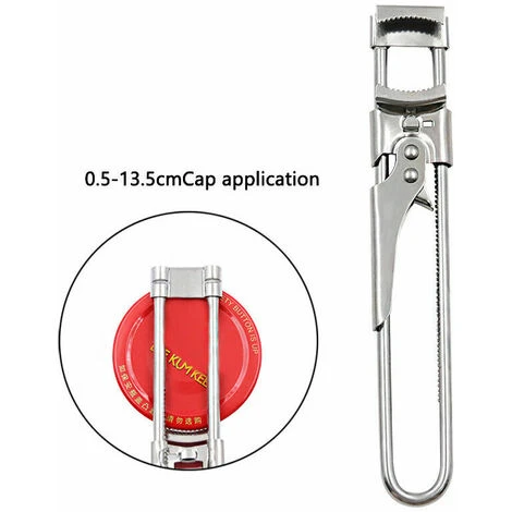 Adjustable And Multifunctional Stainless Steel Jar Opener,Manual Can Opener,Non-Slip Multifunction Can Opener Kitchen Accessories 1 Adjustable And Multifunctional Stainless Steel Jar Opener,Manual Can Opener,Non-Slip Multifunction Can Opener Kitchen Accessories