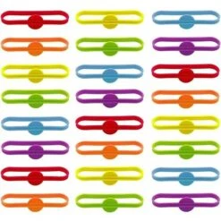 Drink Markers 24 Pieces Of Reusable Silicone Drink Markers. Glass Markers. Strips Of Cocktail Glass Bottles. Home Party Bar Label Markers (6