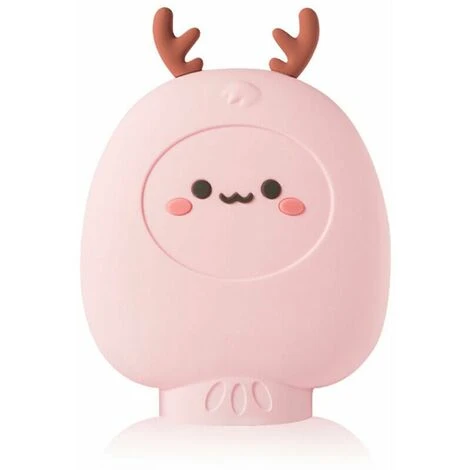 Hot Water Bottle 2 In 1 Silicone Hot Water Bag / Ice Bag Microwave Heating Leakproof Gift For Kids Girls, Pink - Pink 1 Hot Water Bottle 2 In 1 Silicone Hot Water Bag / Ice Bag Microwave Heating Leakproof Gift For Kids Girls, Pink - Pink