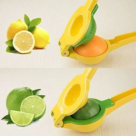 LITZEE Citrus Juicer Lemon Squeezer - Manual Lemon Squeezer Manual Citrus Squeezer/Lime Squeezer 3-in-1, Unique Double Bowl Design, Anti-Corrosion, Suitable For Lemons, Limes, Oranges And Citrus 2 LITZEE Citrus Juicer Lemon Squeezer - Manual Lemon Squeezer Manual Citrus Squeezer/Lime Squeezer 3-in-1, Unique Double Bowl Design, Anti-Corrosion, Suitable For Lemons, Limes, Oranges And Citrus - Image 2
