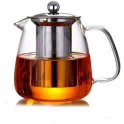 Glass Teapot With Brewing Teapot 500ml/17oz Teapot Warmer Is A Safe And Heat-resistant Flower And Loose Leaf Teapot Set.