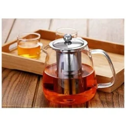 Glass Teapot With Brewing Teapot 500ml/17oz Teapot Warmer Is A Safe And Heat-resistant Flower And Loose Leaf Teapot Set. -Kitchen Appliances Store 97101354 5