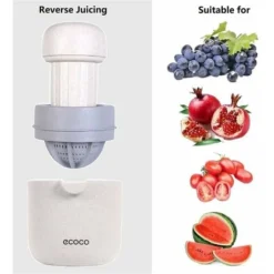 Simple Manual Lemon Squeezer And Squeezer Small Portable Citrus Squeezer With Two Modes Of Use For Different Fruits (Wheat Color) -Kitchen Appliances Store 97102643 3