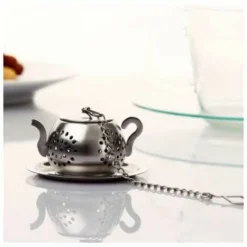 2Pcs Tea Infuser Teapot - Stainless Steel Infuser (Silver) 8 2Pcs Tea Infuser Teapot - Stainless Steel Infuser (Silver) -Kitchen Appliances Store 97104719 4