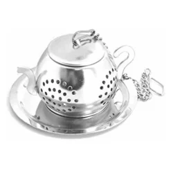 2Pcs Tea Infuser Teapot - Stainless Steel Infuser (Silver) 9 2Pcs Tea Infuser Teapot - Stainless Steel Infuser (Silver) -Kitchen Appliances Store 97104719 5