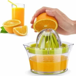 Manual Citrus Squeezer, Orange Lemon Squeezer, Multifunctional Lime And Orange Lemon Squeezer With 2 Reamers And Measuring Container 7 Manual Citrus Squeezer, Orange Lemon Squeezer, Multifunctional Lime And Orange Lemon Squeezer With 2 Reamers And Measuring Container -Kitchen Appliances Store 97104759 3