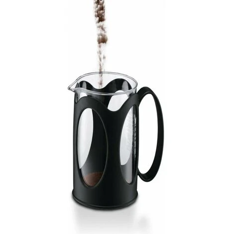 Coffee Maker, Borosilicate Glass - 3 Cups (0.35 L), Black 2 Coffee Maker, Borosilicate Glass - 3 Cups (0.35 L), Black - Image 2