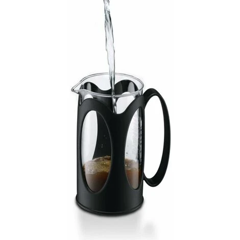Coffee Maker, Borosilicate Glass - 3 Cups (0.35 L), Black 3 Coffee Maker, Borosilicate Glass - 3 Cups (0.35 L), Black - Image 3
