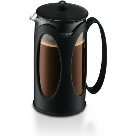 Coffee Maker, Borosilicate Glass - 3 Cups (0.35 L), Black 5 Coffee Maker, Borosilicate Glass - 3 Cups (0.35 L), Black - Image 5