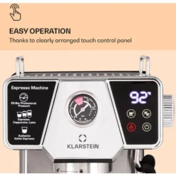 Klarstein Libeica Espresso Machine 19 Bar Approx. 10 Cups 1.8 Litres Milk Foam -Kitchen Appliances Store 97224492 3