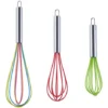 Whip Set Non-Stick, Non-Scratch, Egg Beater For Baking, Pastry, Whisking, Stirring 3 Pack