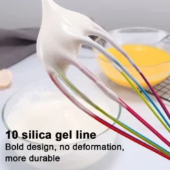 Whip Set Non-Stick, Non-Scratch, Egg Beater For Baking, Pastry, Whisking, Stirring 3 Pack -Kitchen Appliances Store 97377891 4