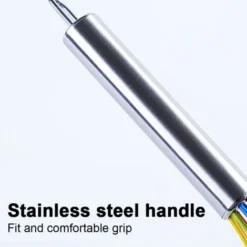 Whip Set Non-Stick, Non-Scratch, Egg Beater For Baking, Pastry, Whisking, Stirring 3 Pack -Kitchen Appliances Store 97379078 3