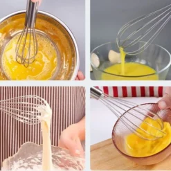 Stainless Steel Egg Beater Baking Tool Manual Egg Beater Cream Whisk -Kitchen Appliances Store 97380401 5