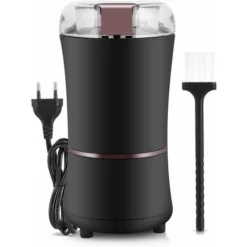 Electric Coffee Grinder, Stainless Steel Burr Coffee Grinder, 400W Flax Seed Grinder With Visual Cover, For Nuts, Pepper, Spices, Coffee Seeds