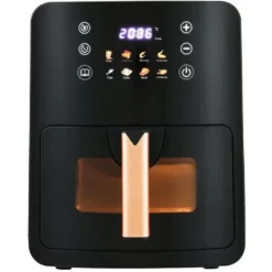 Livingandhome 6L Black Digital Air Fryer With Visual Window -Kitchen Appliances Store 97389078 4
