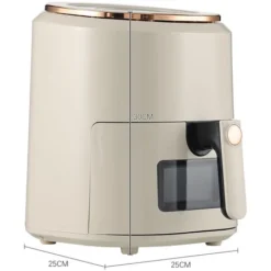Livingandhome White 7.5L Digital Touchscreen Air Fryer -Kitchen Appliances Store 97389079 5