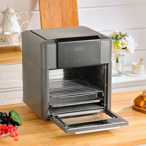 Livingandhome Black 12L Touchscreen Air Fryer Oven 2 Livingandhome Black 12L Touchscreen Air Fryer Oven - Image 2